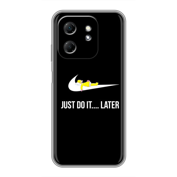 Чехол с логотипом Найк на Infinix Hot 50i – Nike just do it