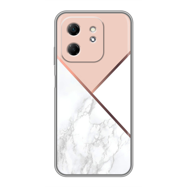 Мраморный чехол на Infinix Hot 50i (VPrint) – Тройной мрамор