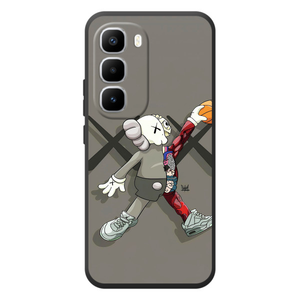 Чехлы для Infinix Hot 60 Pro Plus - Bearbrick Louis Vuitton (PREMIUMPrint) – Беарбрик Джордан