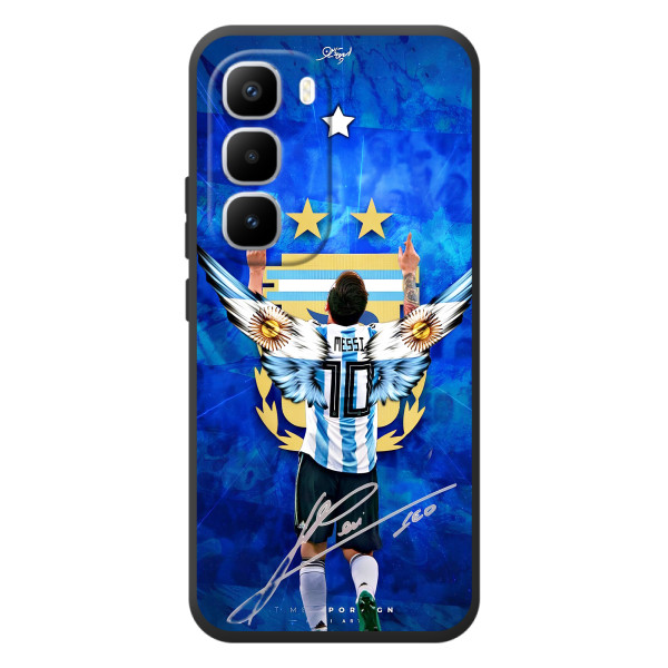 Чехлы для Infinix Hot 60 Pro Plus (Leo чемпион) (AlphaPrint) – Месси сборная