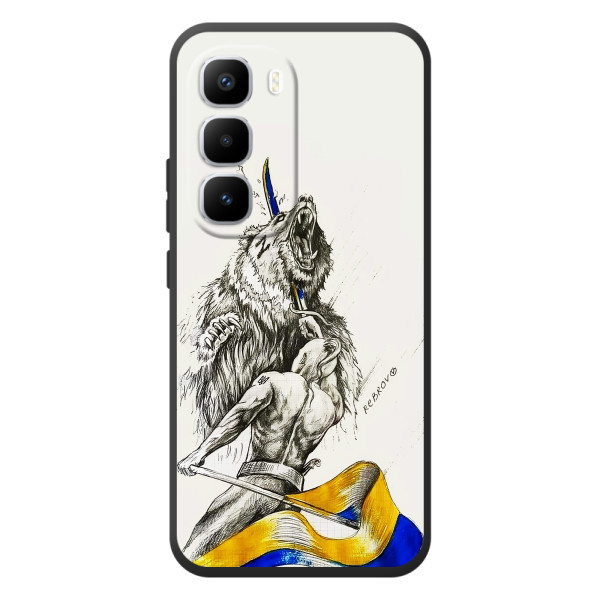 Чехлы Доброго вечора, ми за України для Хот 60 Про Плюс (AlphaPrint) – Победа