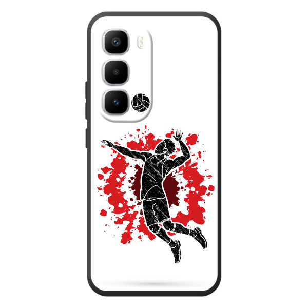 Чехлы с принтом Спортивная тематика для Infinix Hot 60 Pro Plus – Волейболист