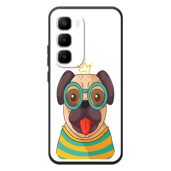 Бампер для Infinix Hot 60 Pro Plus с картинкой "Песики" – Собака Король