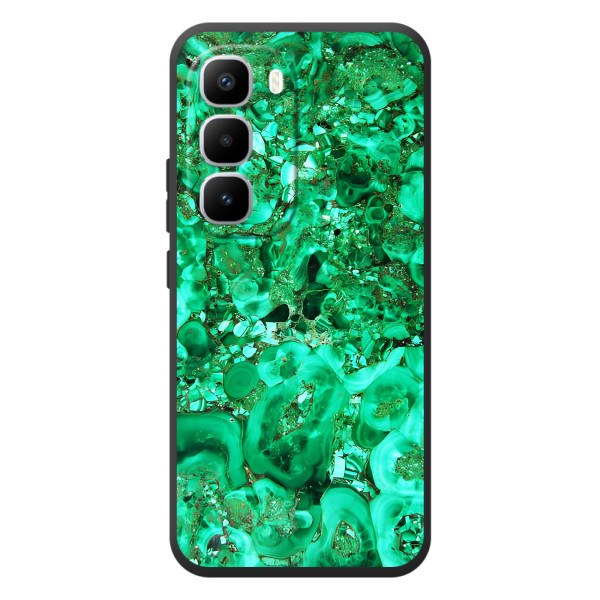Мраморный чехол на Infinix Hot 60 Pro Plus (VPrint) – Салатный Мрамор