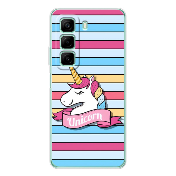 Чохол для Іnfіnіx Хот 60 - (Єдинорожки - Новинки) (AlphaPrint)