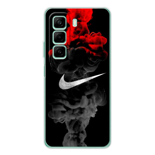 Чехол с логотипом Найк на Infinix Hot 60 – Найк на черном