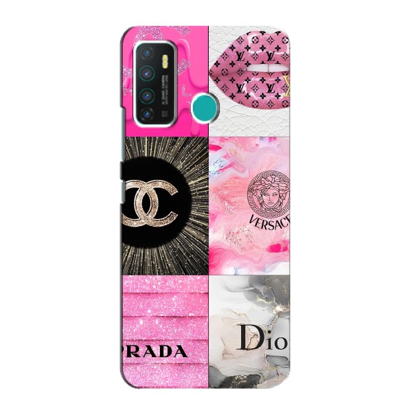 Чохол (Dior, Prada, YSL, Chanel) для Infinix Hot 9 / Hot 9 Pro – Модніца