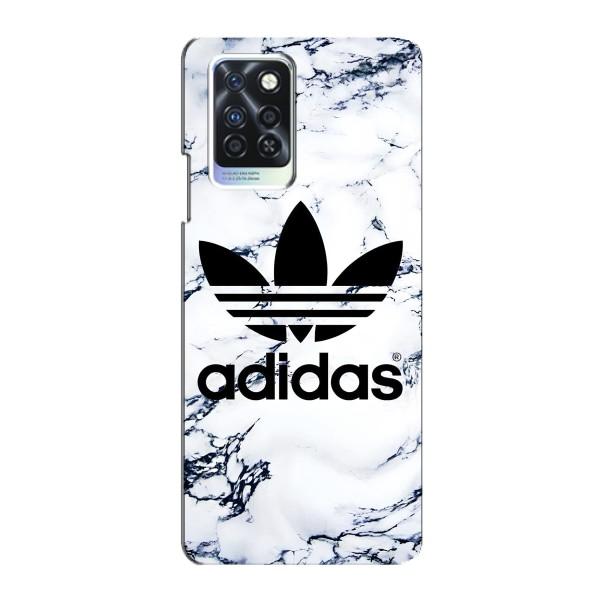Чохли Адидас для Infinix Note 10 Pro (AlphaPrint) – Адідас на мраморі