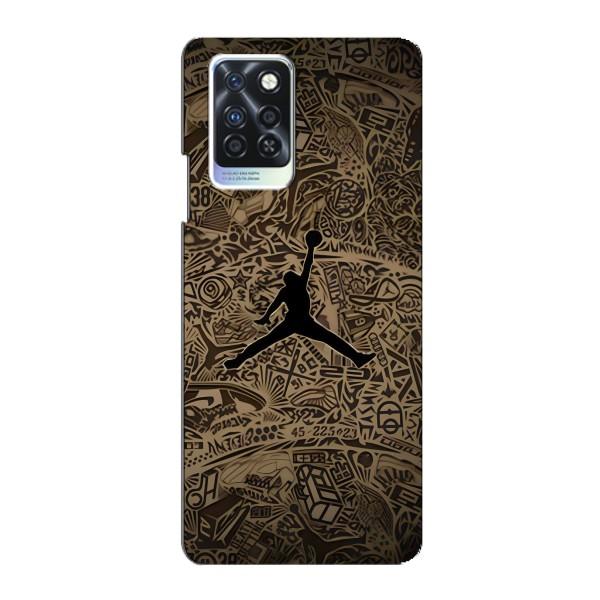 Чехлы для Infinix Note 10 Pro - с картинкой JORDAN (AlphaPrint) – Logo Jordan