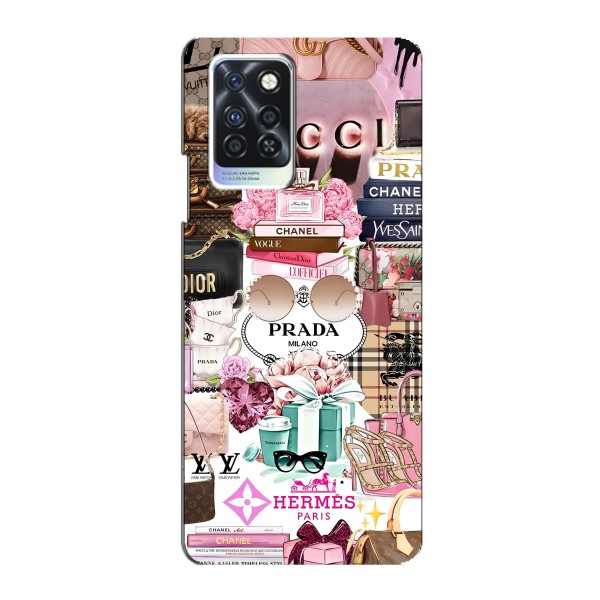 Чохол (Dior, Prada, YSL, Chanel) для Infinix Note 10 Pro – Брендb