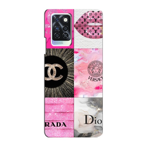 Чохол (Dior, Prada, YSL, Chanel) для Infinix Note 10 Pro – Модніца