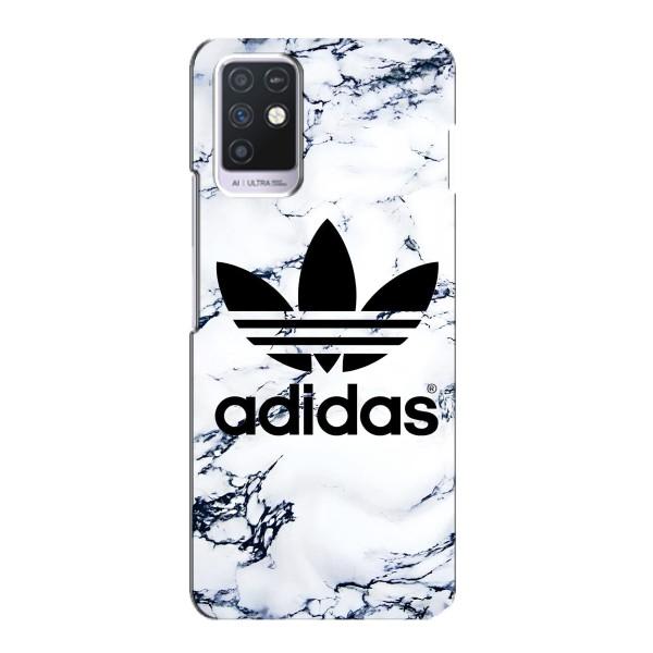 Чехлы Адидас для Infinix Note 10 (AlphaPrint) – Адидас на мраморе