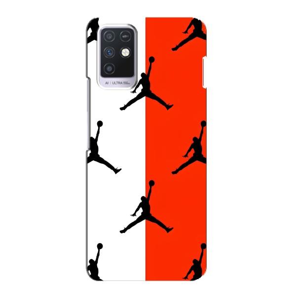 Чохли для Infinix Note 10 - з картинкою JORDAN (AlphaPrint) – Лого Джордан