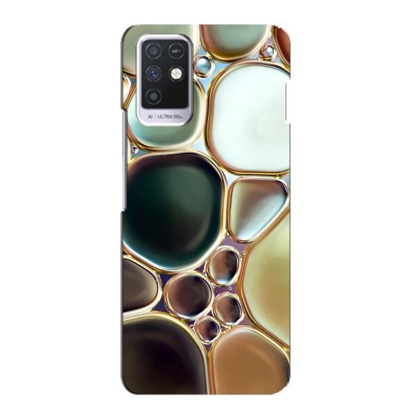 Мраморный чехол на Infinix Note 10 (VPrint) – Радужный Мрамор