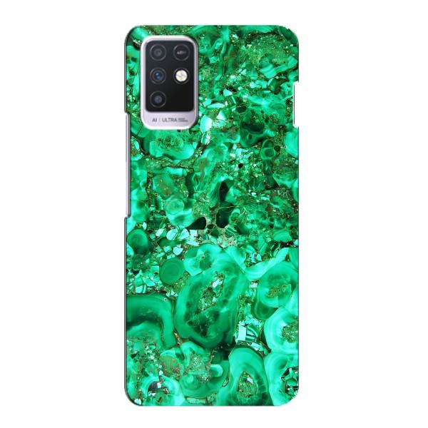 Мраморный чехол на Infinix Note 10 (VPrint) – Салатный Мрамор