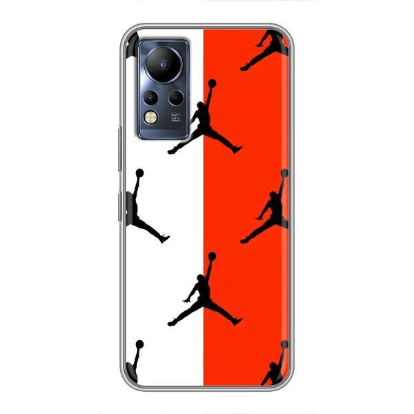 Чехлы для Infinix Note 11 - с картинкой JORDAN (AlphaPrint) – Лого Джордан