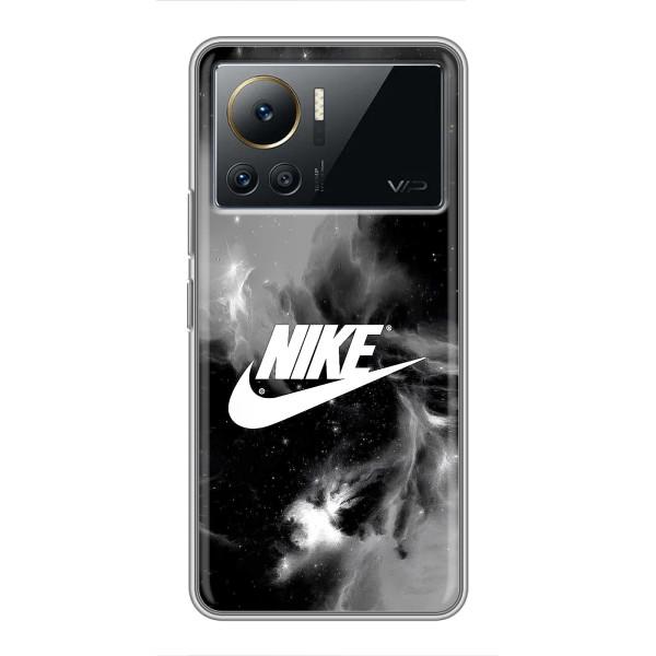 Чехол с логотипом Найк на Infinix Note 12 2023 – Найк дымчатый
