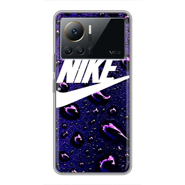 Чехол с логотипом Найк на Infinix Note 12 2023 – Найк на фиолетовом