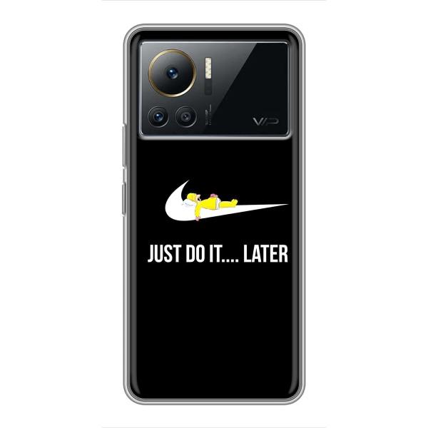 Чехол с логотипом Найк на Infinix Note 12 2023 – Nike just do it