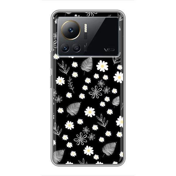 Чохли з тематикою "КВІТИ" на Infinix Note 12 Pro (4G) – цвітіння на чорному