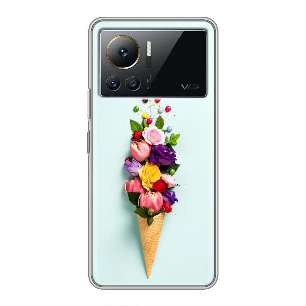 Чохли з тематикою "КВІТИ" на Infinix Note 12 Pro (4G) – Квітка-морозиво
