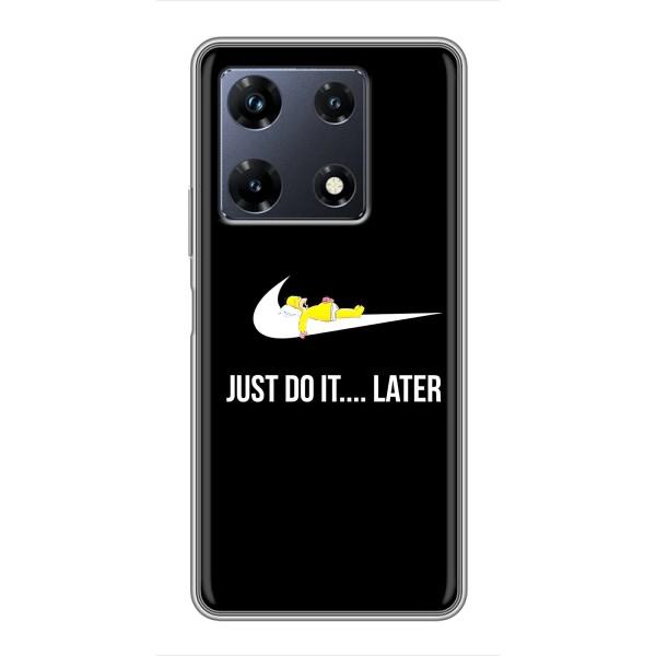 Чохол з логтипом Найк на Infinix Note 30 Pro – Nike just do it