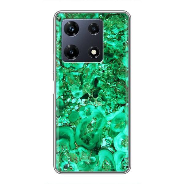 Мраморний чехол на Infinix Note 30 Pro (VPrint) – Салатовий Мрамор