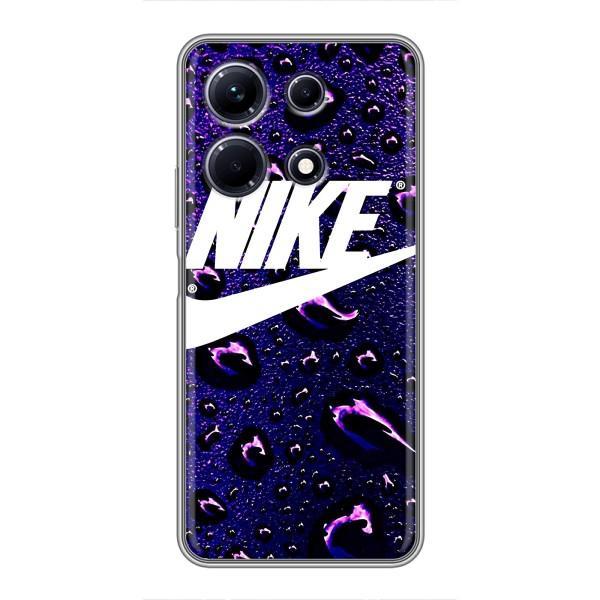 Чехол с логотипом Найк на Infinix Note 30 – Найк на фиолетовом