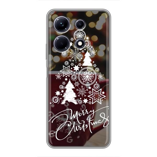 Рождественские Чехлы для Infinix Note 30 (VPrint) – Елочка узорная
