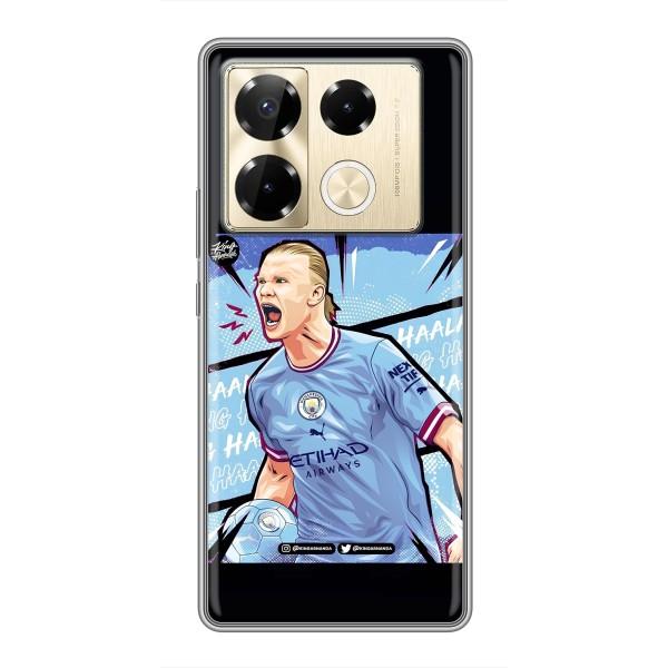 Чехлы с футболистом Ерлинг Холанд для Infinix Note 40 Pro (AlphaPrint) – гол Эрлинг Холланд