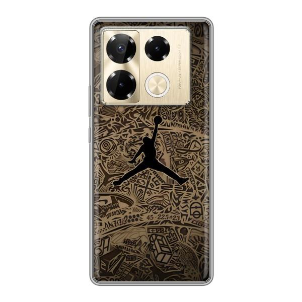 Чохли для Infinix Note 40 Pro - з картинкою JORDAN (AlphaPrint) – Logo Jordan