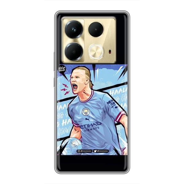 Чехлы с футболистом Ерлинг Холанд для Infinix Note 40 (AlphaPrint) – гол Эрлинг Холланд