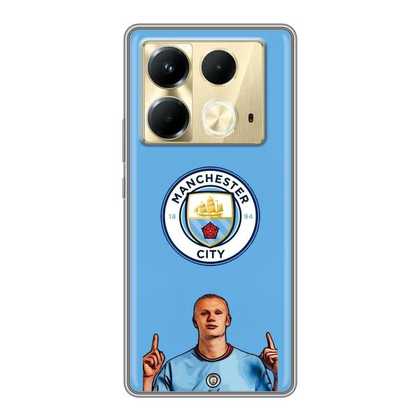 Чехлы с футболистом Ерлинг Холанд для Infinix Note 40 (AlphaPrint) – Холанд Манчестер Сити