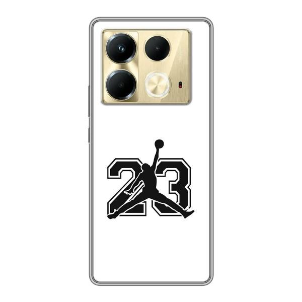 Чехлы для Infinix Note 40 - с картинкой JORDAN (AlphaPrint) – Jordan 23