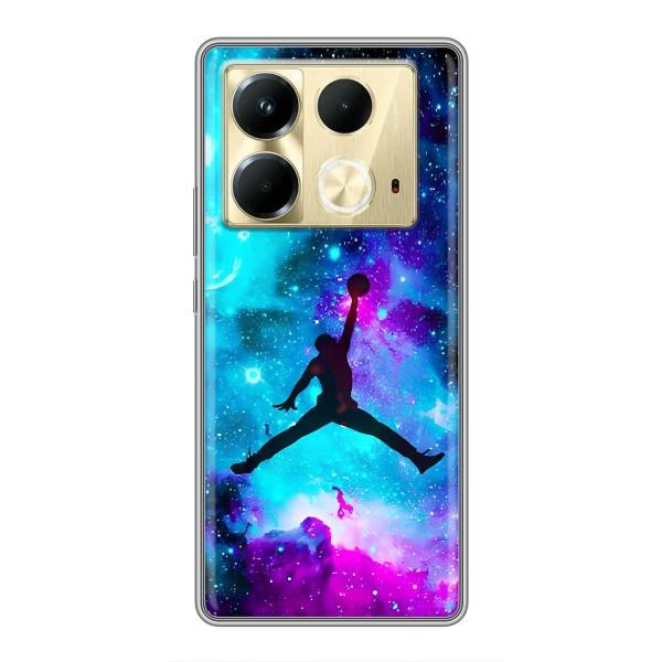 Чехлы для Infinix Note 40 - с картинкой JORDAN (AlphaPrint) – Яркий Джордан