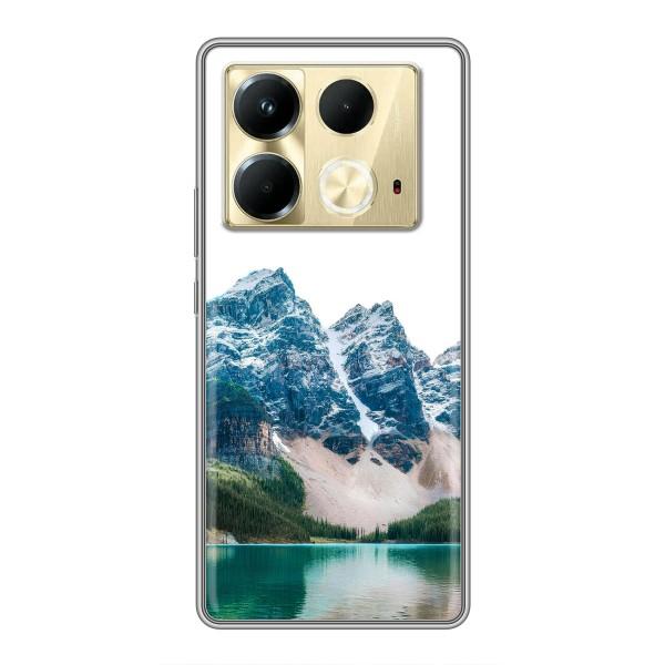 Силиконовый чехол с КАРТИНКАМИ лето для Infinix Note 40 (AlphaPrint) – Гори