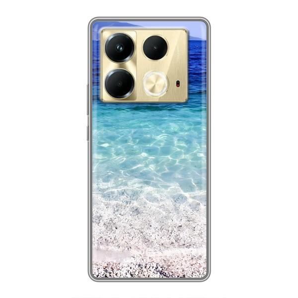 Силиконовый чехол с КАРТИНКАМИ лето для Infinix Note 40 (AlphaPrint) – Море