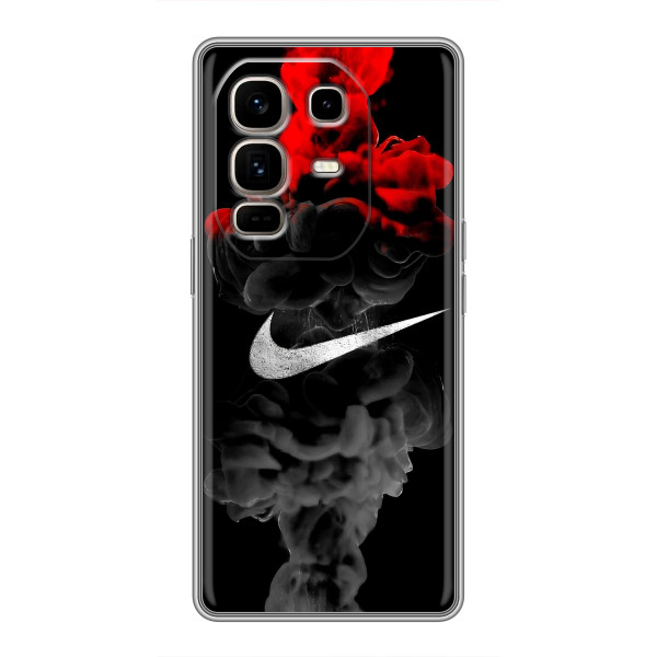 Чохол з логтипом Найк на Infinix Note 50 Pro Plus – Найк на чорному