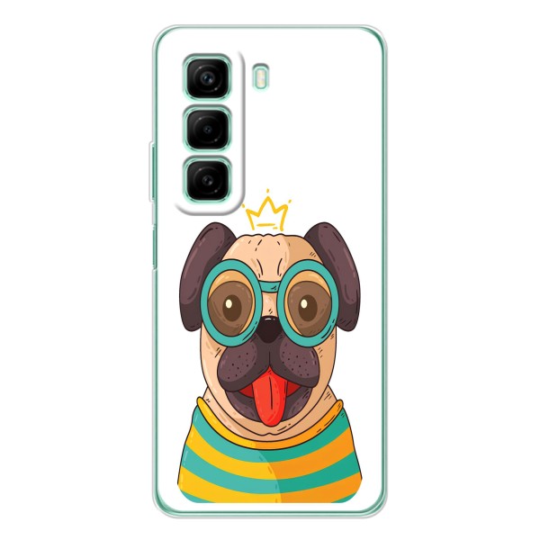 Бампер для Infinix Note 50 Pro с картинкой "Песики" – Собака Король