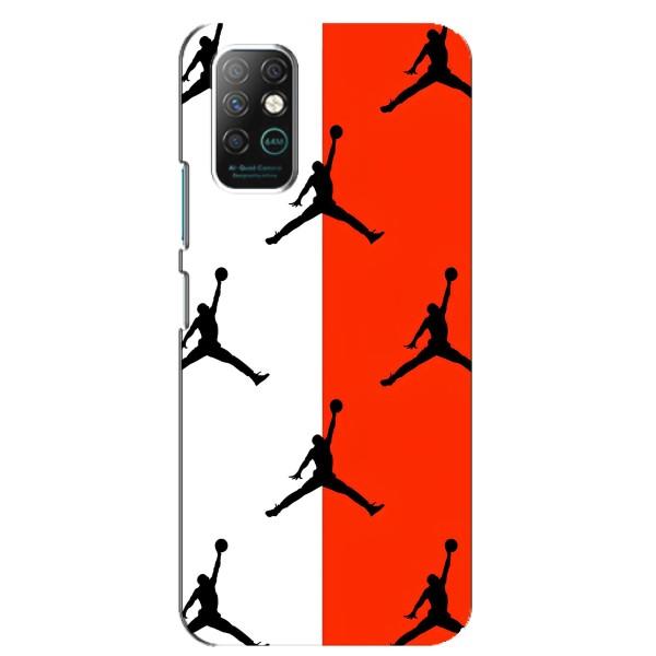 Чехлы для Infinix Note 8 - с картинкой JORDAN (AlphaPrint) – Лого Джордан