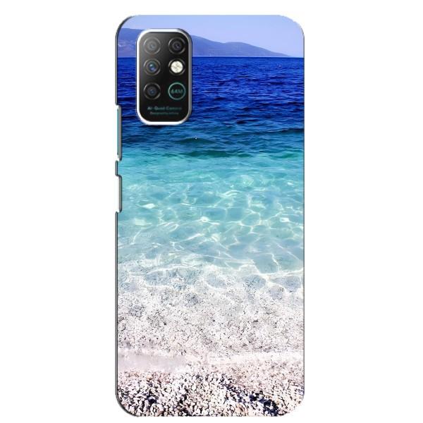 Силіконовий чохол з КАРТИНКАМИ літо для Infinix Note 8 (AlphaPrint) – Море