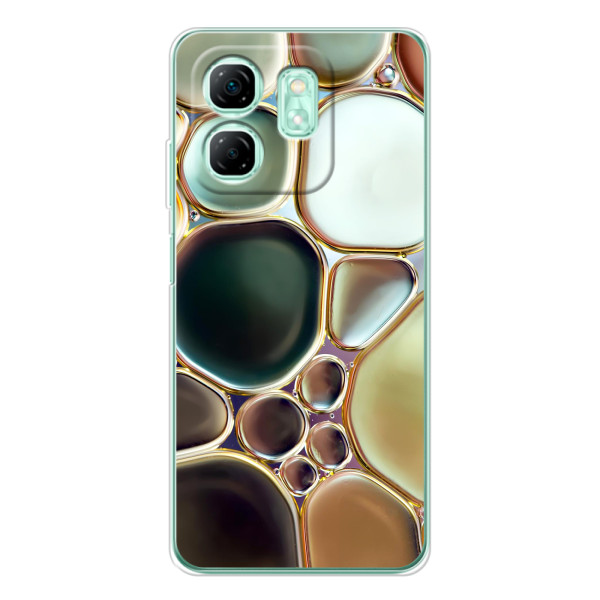 Мраморный чехол на Infinix Smart 10 HD (VPrint) – Радужный Мрамор