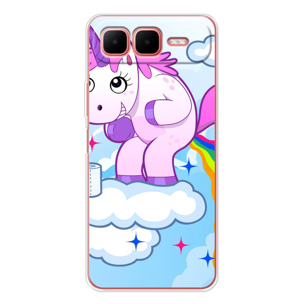 Чохол Unicorn на Infinix Smart 10 Plus – Веселка Єдиноріга