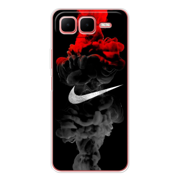 Чехол с логотипом Найк на Infinix Smart 10 Plus – Найк на черном