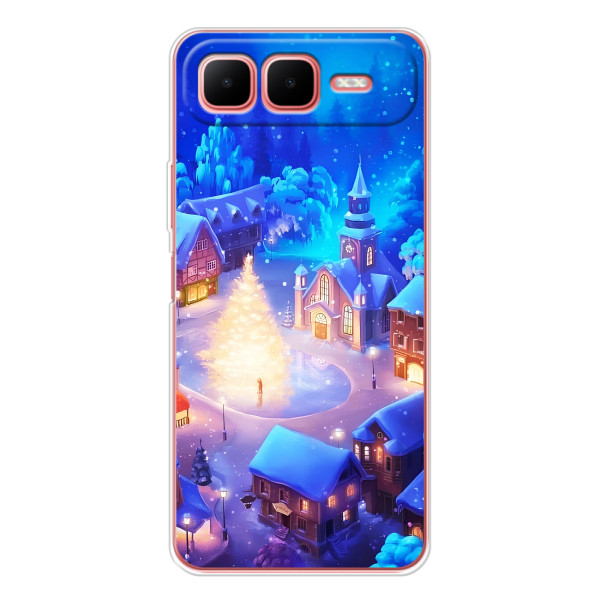 Різдвяні Чохли для Infinix Smart 10 Plus (VPrint) – Різдвяне місто