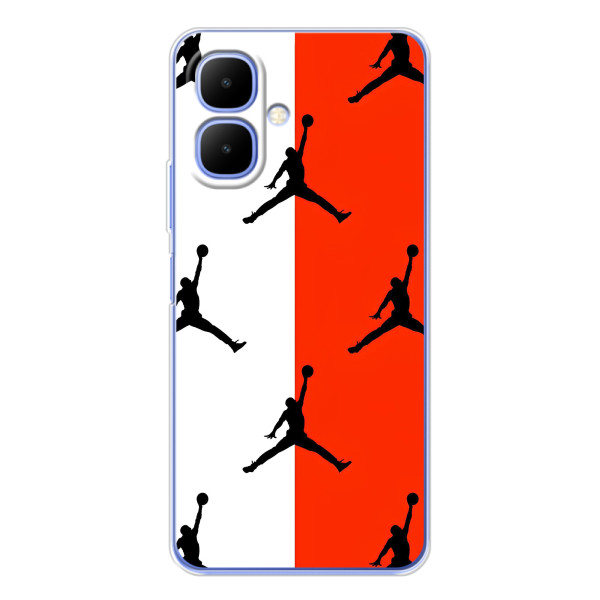 Чехлы для Infinix Smart 10 - с картинкой JORDAN (AlphaPrint) – Лого Джордан