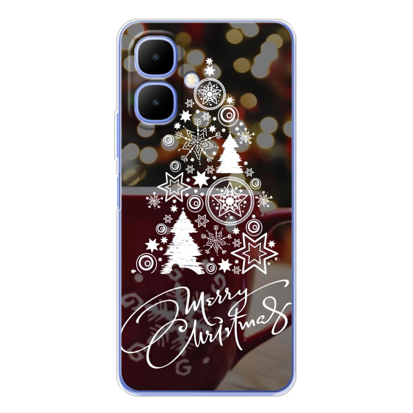 Різдвяні Чохли для Infinix Smart 10 (VPrint) – Ялинка яскрава