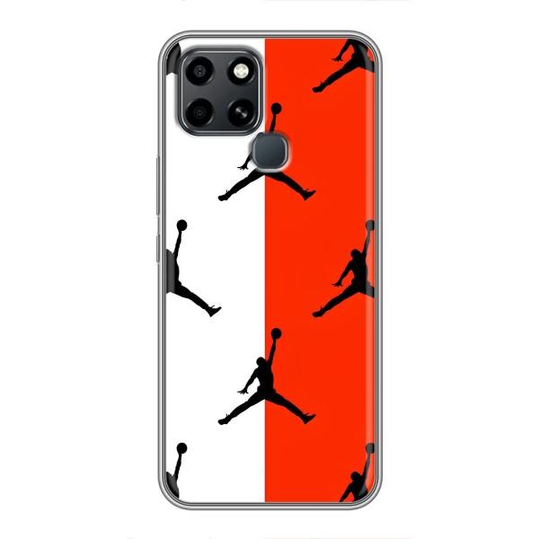 Чохли для Infinix Smart 6 - з картинкою JORDAN (AlphaPrint) – Лого Джордан