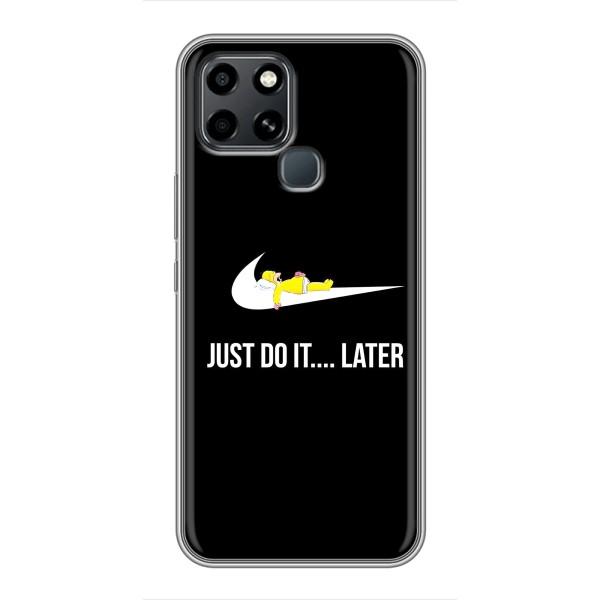 Чохол з логтипом Найк на Infinix Smart 6 – Nike just do it