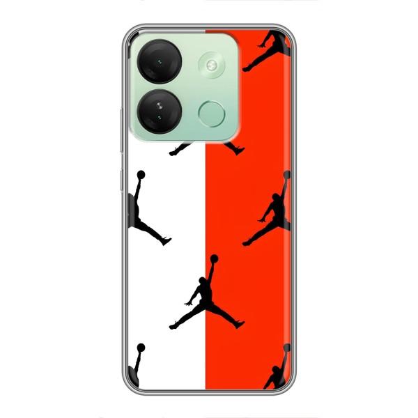 Чехлы для Infinix Smart 7 HD - с картинкой JORDAN (AlphaPrint) – Лого Джордан